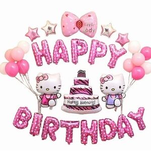 INCREDIBLE HELLO KITTY WALL PARTY SET